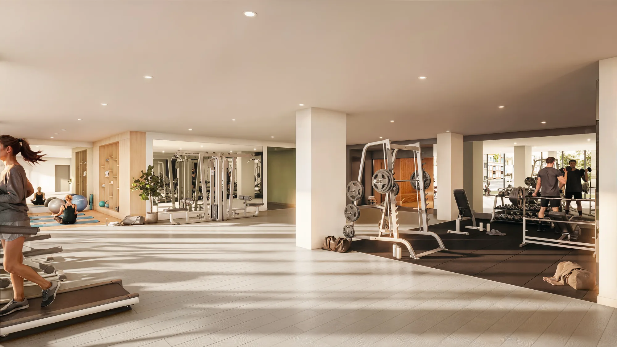 Salle d'entraînement de W9